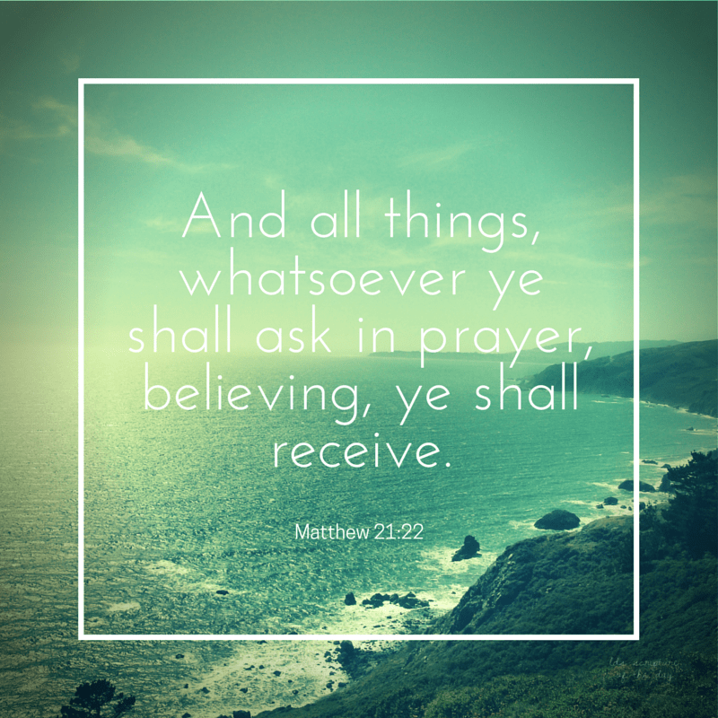 matthew 21 22 message