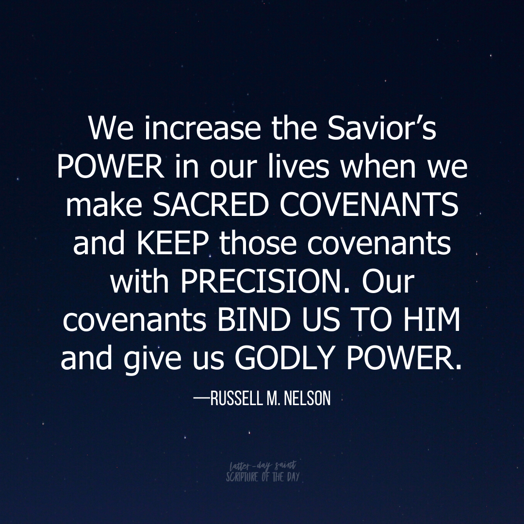 Keeping Covenants Protects Us | 20 May 2023 | LDS Daily